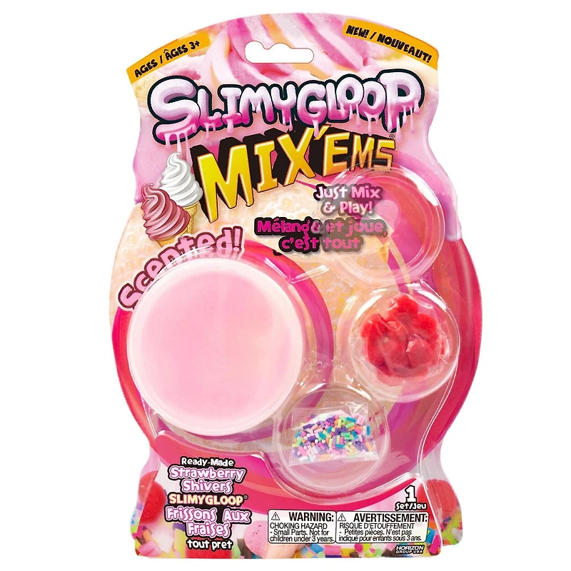 SLIMYGLOOP Mix’Ems Strawberry Shivers, Age Range: 3+