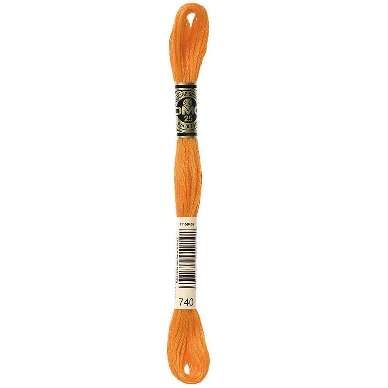 DMC Orange Cotton 6 Strand Floss 8m