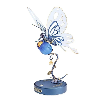 Modèle Papillon Bleu DIY 3D Puzzle ROKR MI05B
