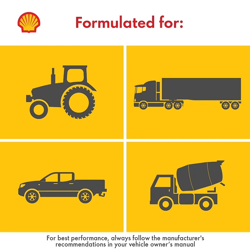 Shell Rotella Fleet 15W-40 Diesel Engine Oil, 5 Gallon