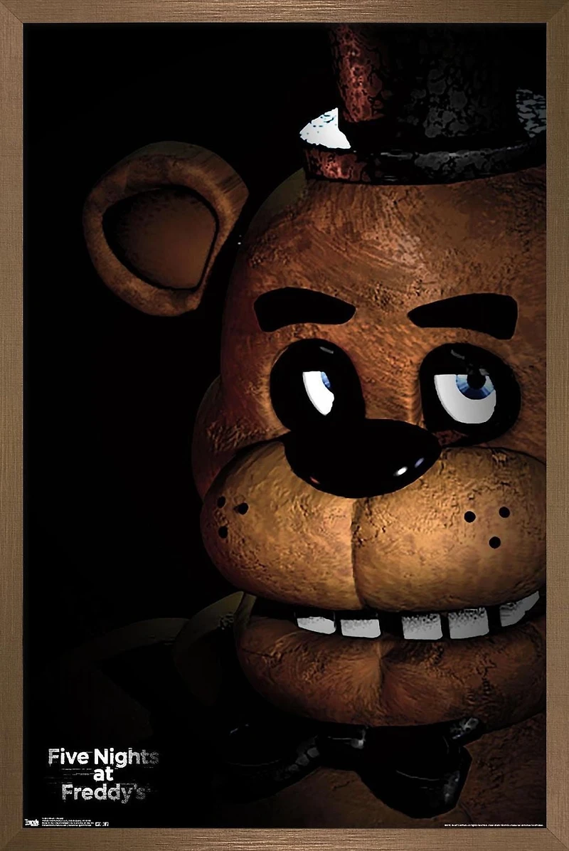 Five Nights at Freddy's - Freddy Wall Poster, 14.725" x 22.375"