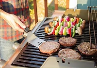 Expert Grill accessoires pour griller ensemble d’outils pour gril BBQ, 4 pièces Kit de gril en acier inoxydable