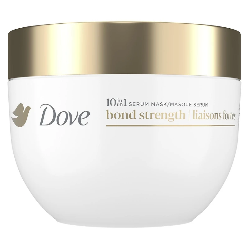 Masque Capillaire Liaisons Fortes 10-en-1 pour cheveux abîmés Dove avec Soin Bio Protéiné + Peptides aide à réparer les signes visibles de dommages extrêmes, 260g 260 g Masque Capillaire