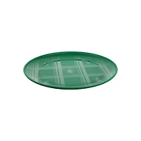 Mainstays Green Plaid Polypropylene Dinner Plate, 10.5 Inch