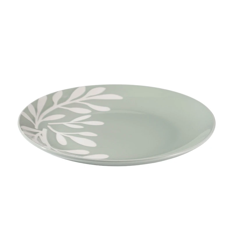 Mainstays 8in Emelie Green Stoneware Salad Plate