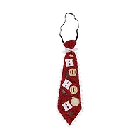 Holiday time Ho Ho Ho Tie,16.5 inch,red colour