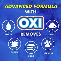 Détachant à lessive et nettoyant pour tapis et moquettes en vaporisateur Tide Rescue Plus Oxi, Nettoyant pour les taches  650ml Détachant non parfumé