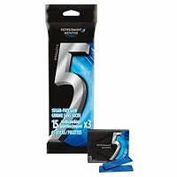 5, Cobalt saveur de menthe, gomme sans sucre, 15 palet., 3 emb .