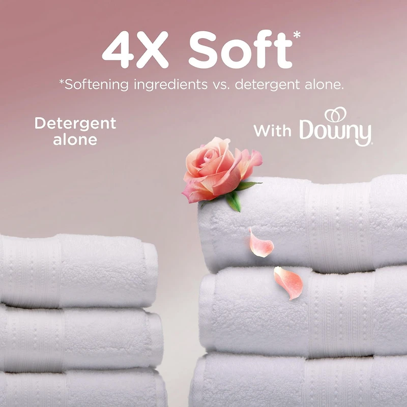 Downy Infusions Laundry Fabric Softener Liquid, BLISS, Sparkling Amber and Rose, 120 Loads, 2.4 L