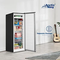Arctic King 7.0 Cu. Ft. Upright Freezer, Stainless Steel