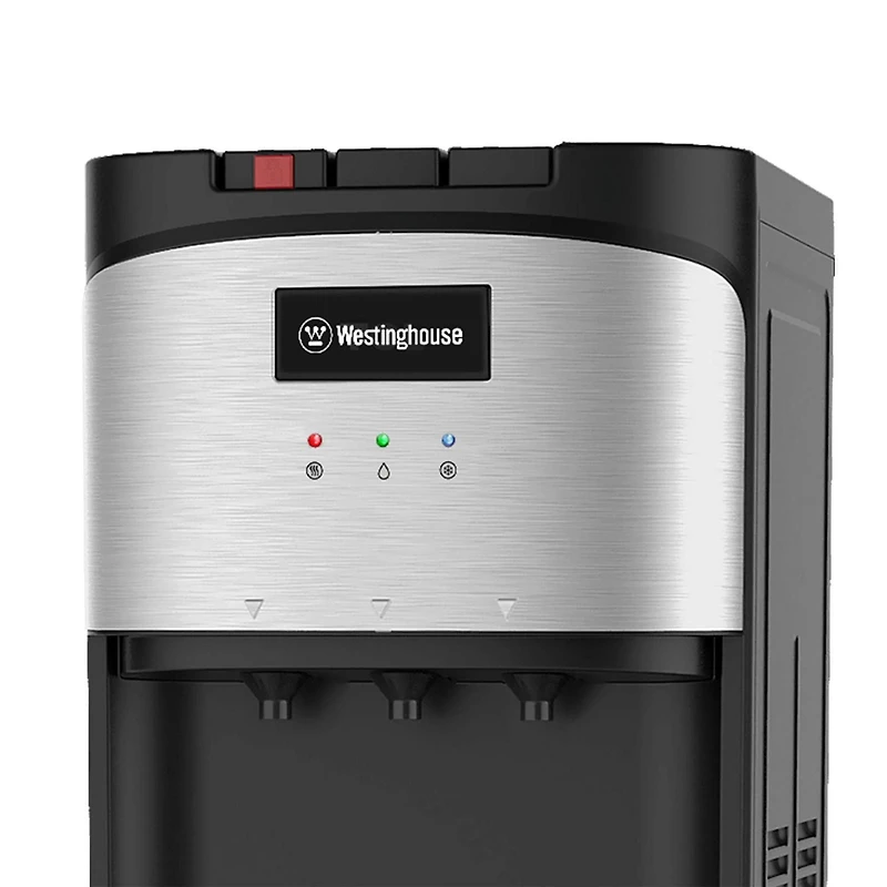 Westinghouse Premium Bottom-Loading Tri-Temp Water Dispenser, 3 temperature settings, easy-to-use push buttons