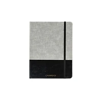 Cambridge® Two-Tone Cb Journal, Blk,6X8