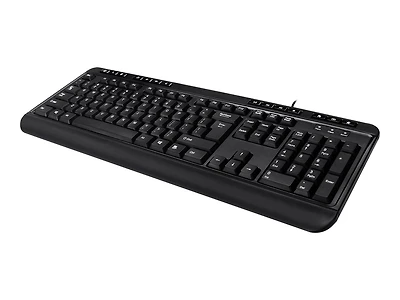 Adesso EasyTouch 132 - Clavier de Bureau Multimédia avec Concentrateur USB à 3 Ports