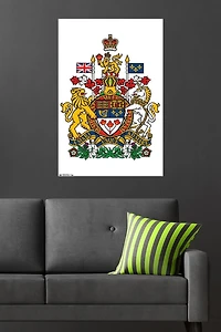 Canada - Coat of Arms Wall Poster, 22.375" x 34"