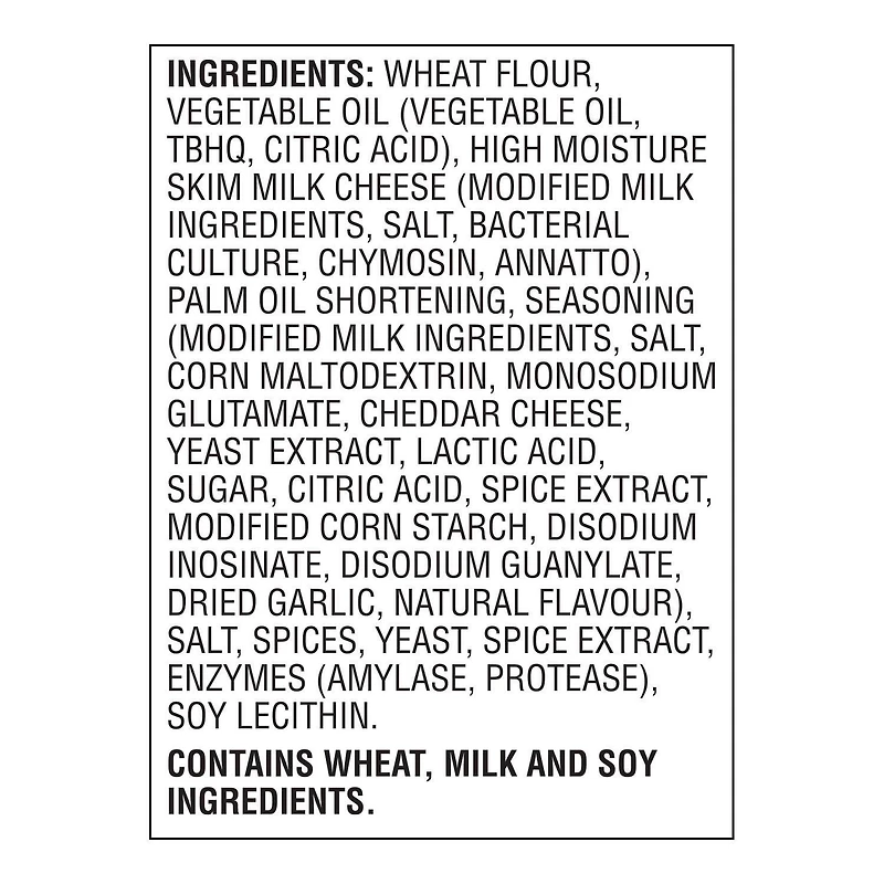 Les craquelins Cheez-It* Extra-fromagée Fabriqué avec du vrai fromage