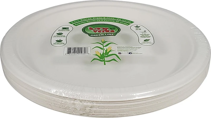 Verka Green Line Plate 9 inch, Plate 9 inch