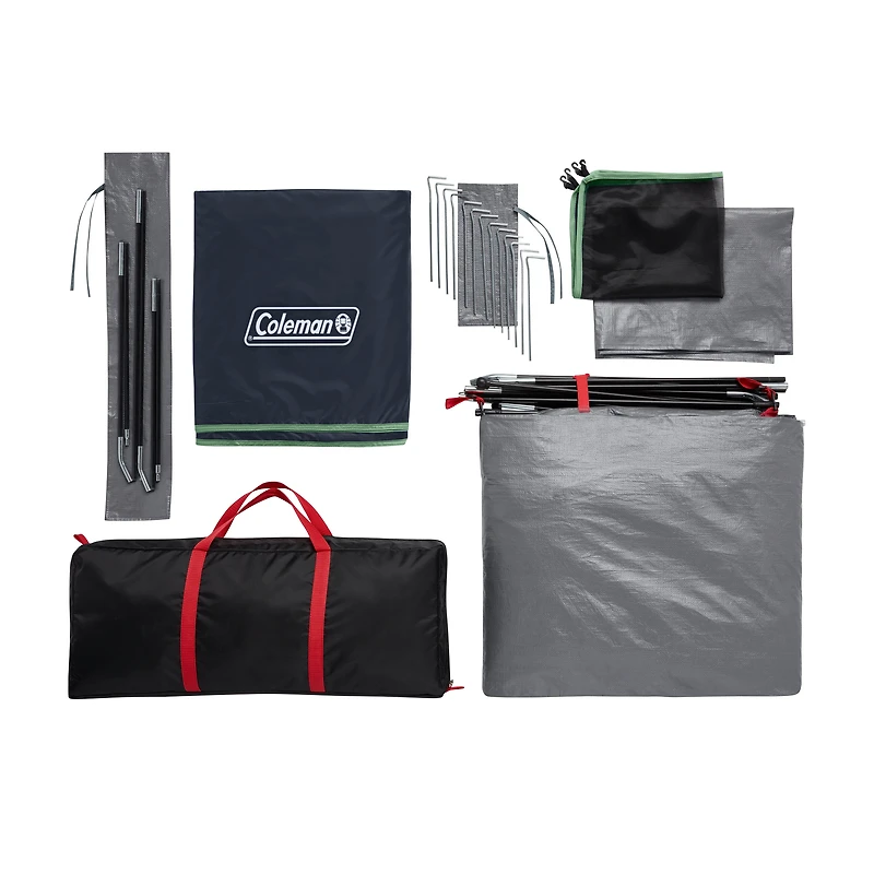 Tente de camping Coleman Skydome 8 personnes, nuits bleues