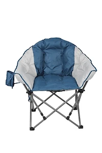 Ozark Trail Padded Club Chair, Lounger, Blue, Adults