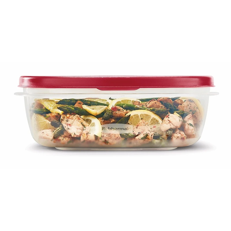 Rubbermaid Easy Find Lids Food Storage Container, 9 Cup, Racer Red