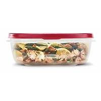 Rubbermaid Easy Find Lids Food Storage Container, 9 Cup, Racer Red