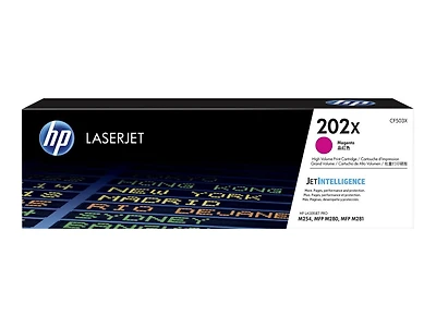 HP 202X - High Yield - magenta - original - LaserJet - toner cartridge (CF503X) - for Color LaserJet Pro M254dw, M254nw, MFP M280nw, MFP M281cdw, MFP M281fdn, MFP M281fdw