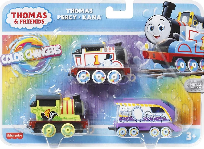 Thomas et ses amis Color Changers Thomas, Percy et Kana