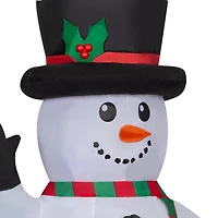 Bonhomme de neige gonflable de Noël