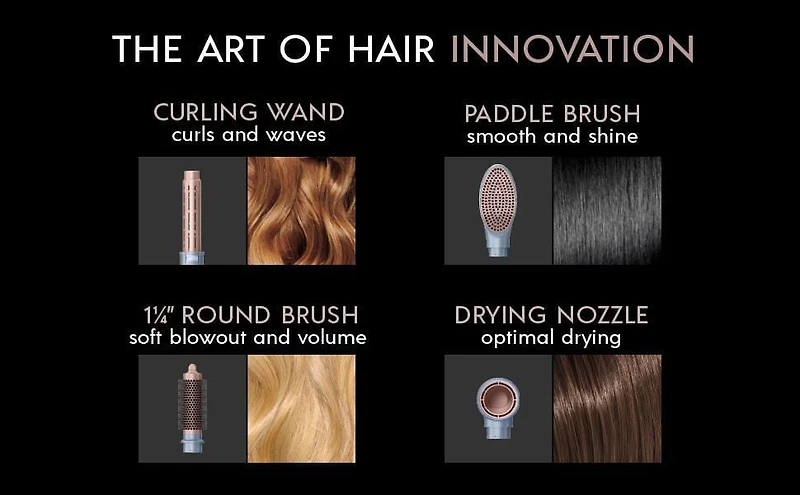 InfinitiPro by Conair DigitalAIRE Wet-to-Dry Hot Air Multi Styler with Styling Technology, Multi head dryer & styler