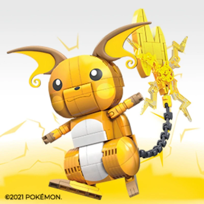 Mega Pokémon Trio Évolution Pikachu Comprend 621 pièces, 7+ ans