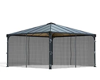 Canopia by Palram Curtain Set for 14 ft. x 14 ft. Garden Gazebos