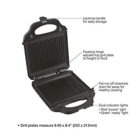 Salton XL 4-in-1 Panini Press, Grill, Sandwich & Waffle Maker, SM2001