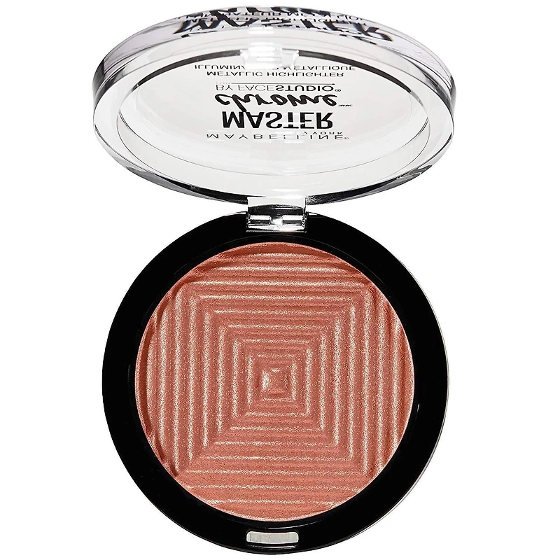 Maybelline New York Facestudio® Master Chrome™, Illuminateur Métallieque, Molten Peach, 5.4 g 5.4 gr
