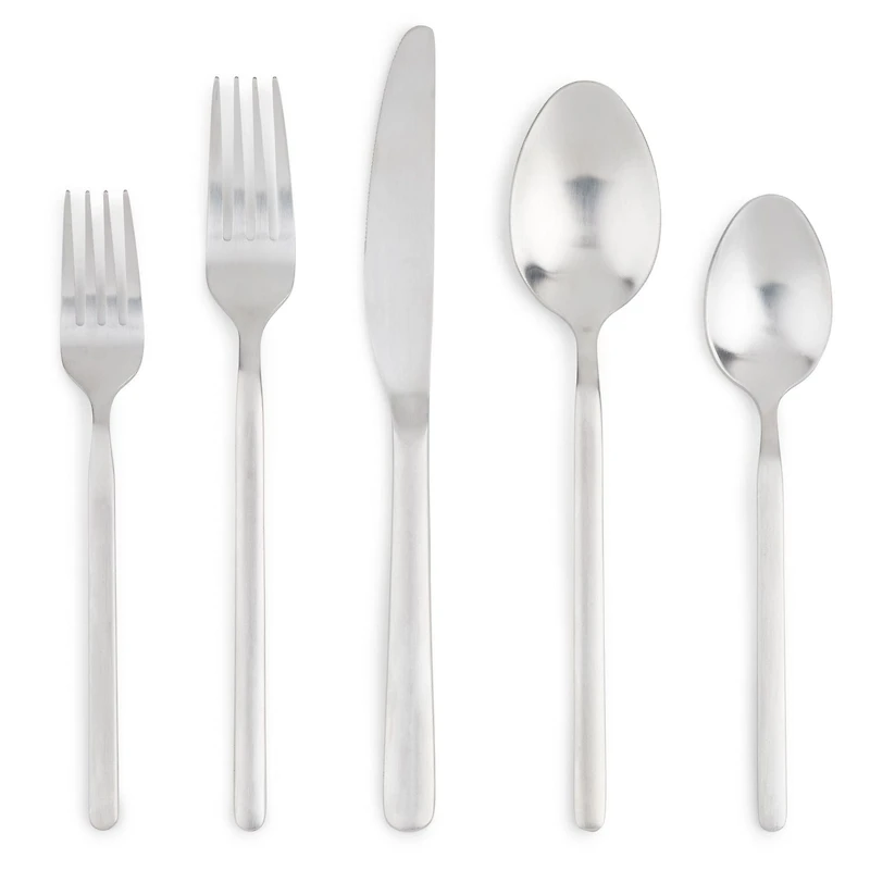 Thyme & Table Barca Stainless Steel 20-Piece Flatware Set, Service for 4, Flatware Set