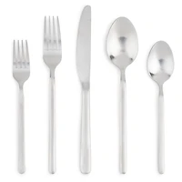 Thyme & Table Barca Stainless Steel 20-Piece Flatware Set, Service for 4, Flatware Set