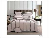 Johnson Home 200 TC Fashion Bedding Cotton Yarn Duvet Cover Sets (Queen)