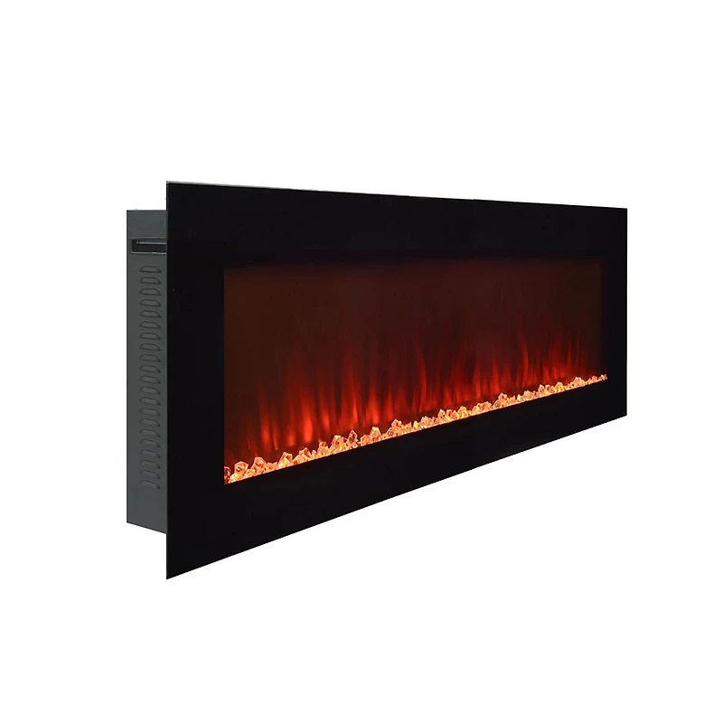 Paramount Smart Premium Electric Fireplace, 60IN with 3 color LED