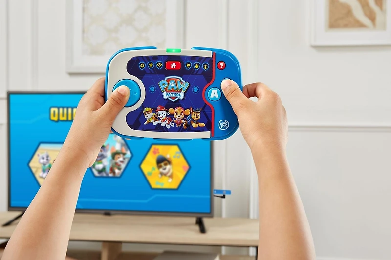 LeapFrog PAW Patrol: À la rescousse! - Console de jeu ludo-éducative - Version anglaise, 4+ Ans