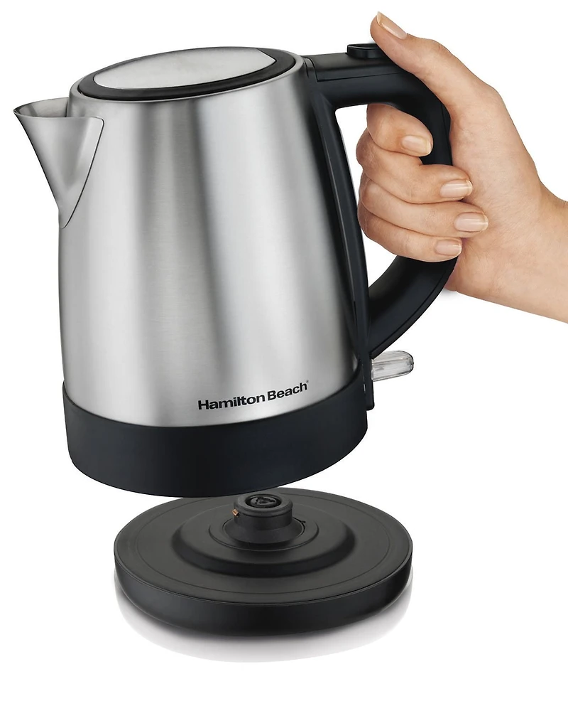 Hamilton Beach 1L Stainless Steel Electric Kettle, Cordless (40998C)