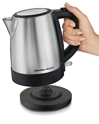 Hamilton Beach 1L Stainless Steel Electric Kettle, Cordless (40998C)