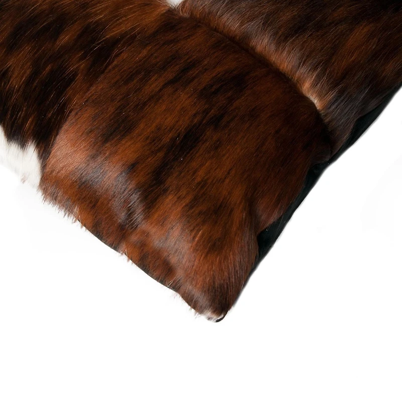 COUSSINS TORINO QUATTRO EN PEAU DE VACHE 18"X18" 2 PQT