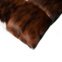 COUSSINS TORINO QUATTRO EN PEAU DE VACHE 18"X18" 2 PQT
