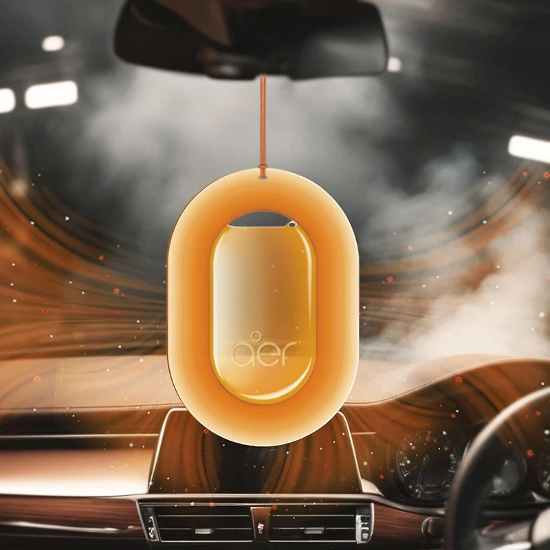 Godrej Aer-O Musk After Smoke Car Freshener Diffuseur, 7.5 g, Dure jusqu’à 30 jours, Désodorisant pour voitures