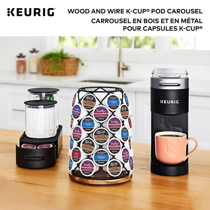 Keurig® Wood and Wire Carousel