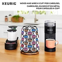 Keurig® Wood and Wire Carousel