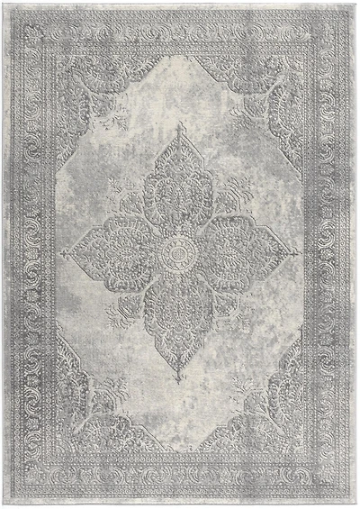 Tapis d'intérieur marocain Rug Branch Havana 2' x 3' (Taille exacte : 2'3" x 3'), gris beige, style sud-ouest - Entrée, couloir, salle de bain et cuisine