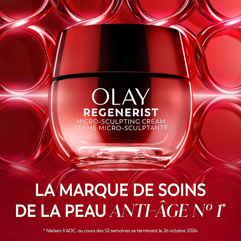 Olay Face Cream, Regenerist Micro-Sculpting Cream Face Moisturizer, Fragrance-Free - Hydrating, Anti-Aging, Anti-Wrinkle, Skin Care - Hyaluronic Acid, Niacinamide 50mL
