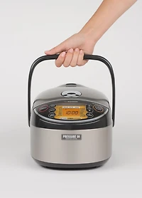 Zojirushi 5,5 tasses Cuiseur à riz haut de gamme à chauffage par induction sous pression NP-NWC10XB
