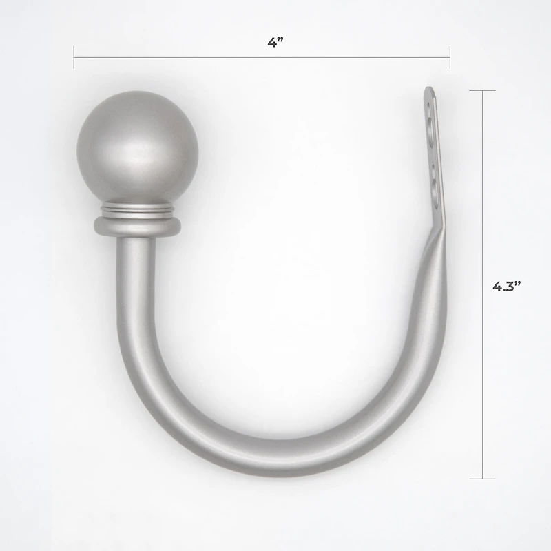 Embrasses à rideaux boules nickel Mainstays (lot de 2)