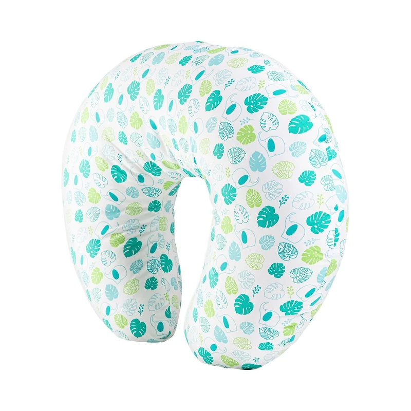 Dr. Brown's™ Breastfeeding Pillow with Removable Cover for Nursing Mothers, Machine Washable, Cotton Blend, Green