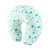 Dr. Brown's™ Breastfeeding Pillow with Removable Cover for Nursing Mothers, Machine Washable, Cotton Blend, Green